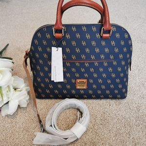 NWT Dooney & Bourke Carter DB Signature Satchel